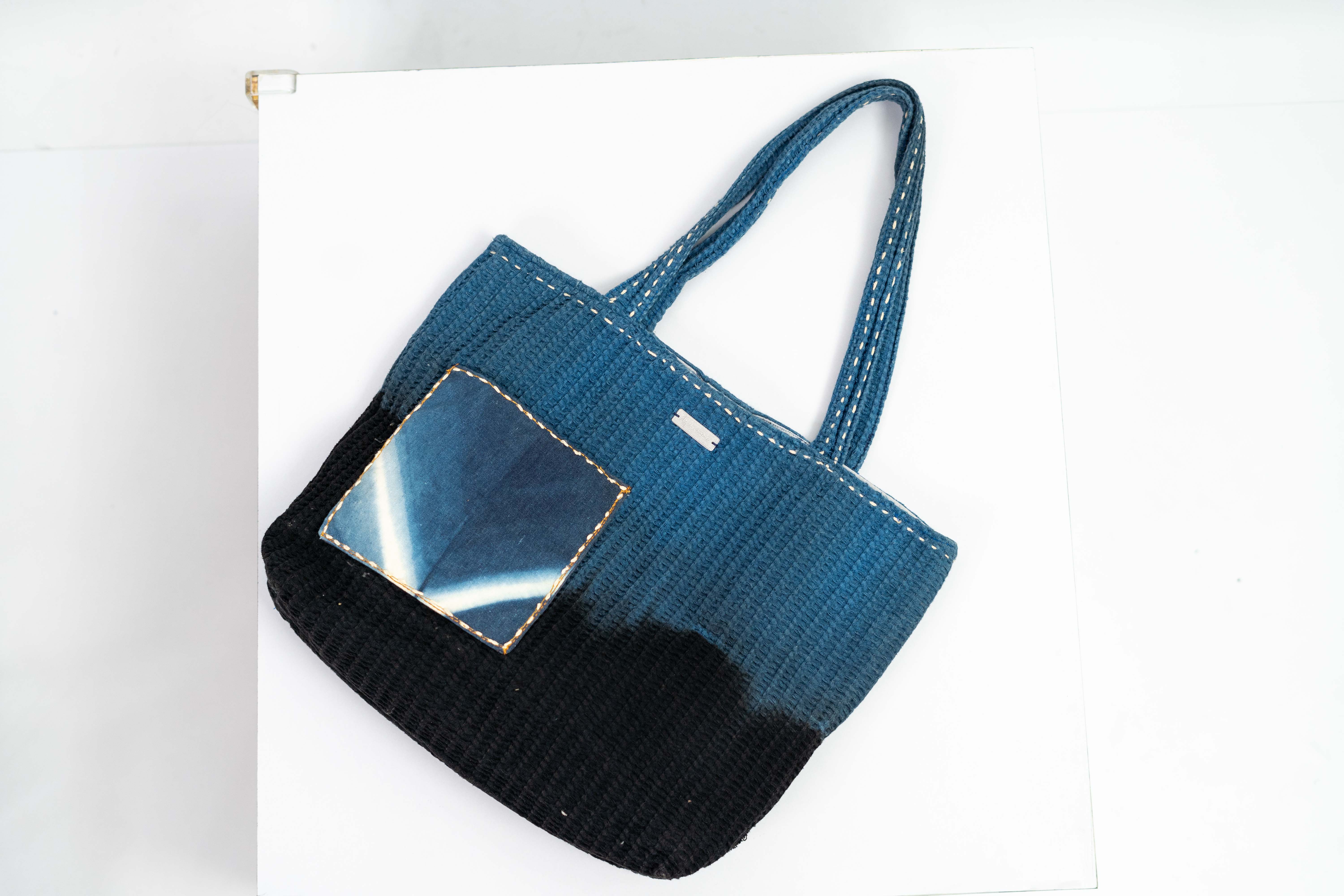 Tote Bag Sashiko Ombre