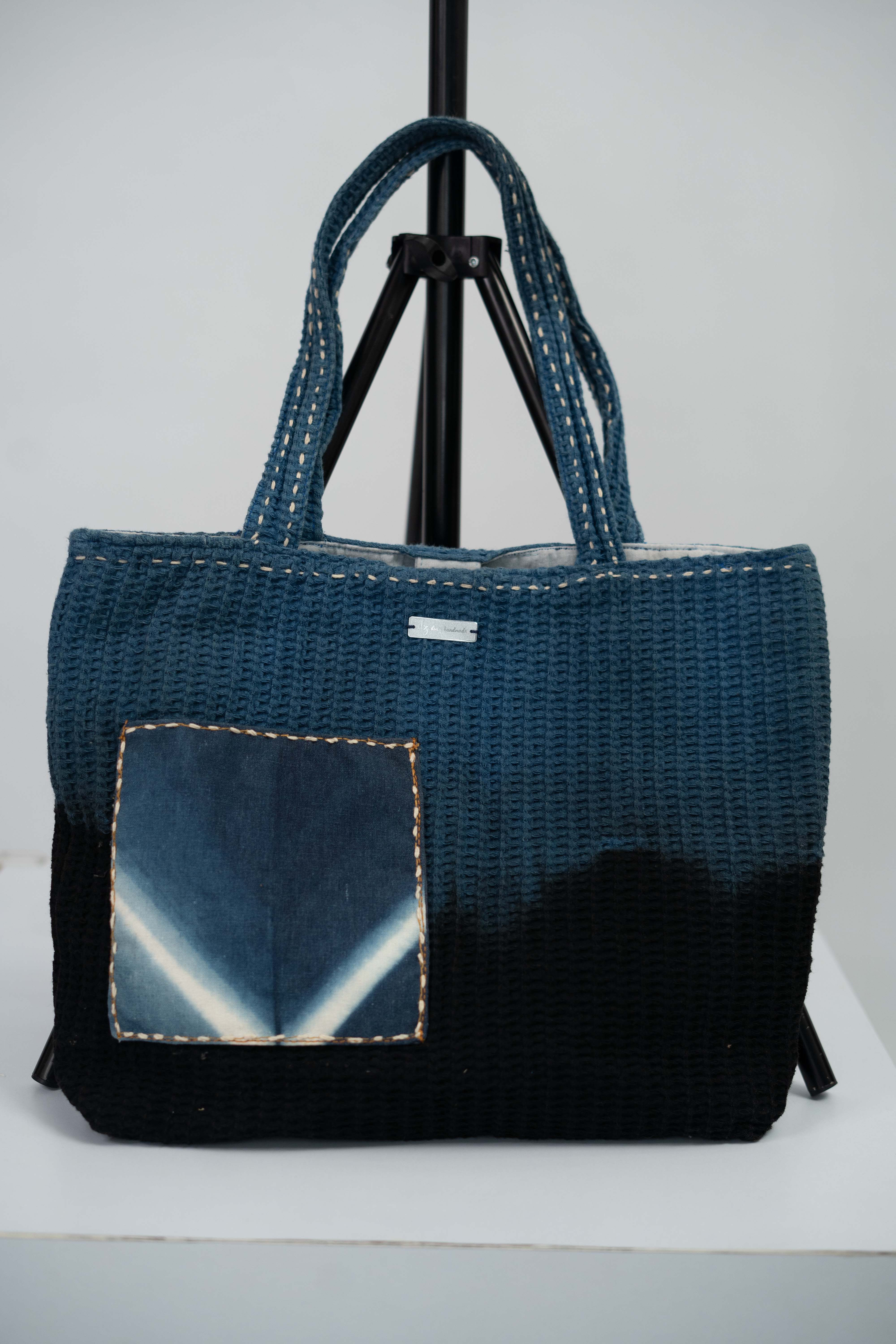 Tote Bag Sashiko Ombre